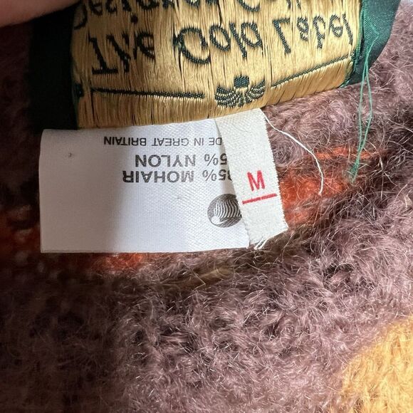 The Gold Label Designer Collection Sweater Size Medium Mohair Nylon Made In UK - Picture 6 of 9